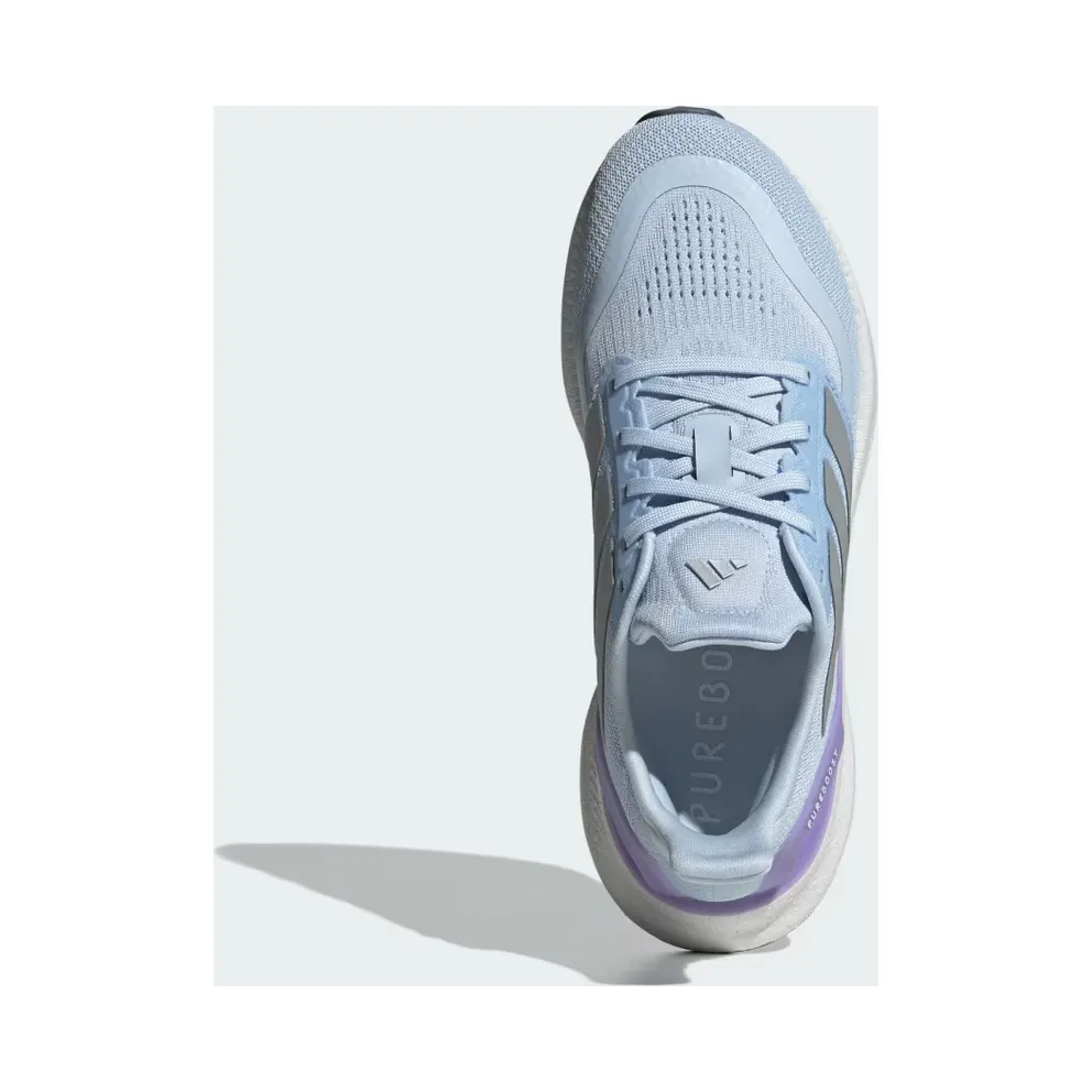 adidas Pureboost 5 Running “Crystal Sky / Silver Metallic / Glow Purple” (JQ6910)
