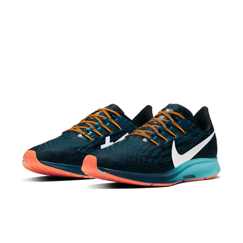 Nike Air Zoom Pegasus 36 Black Black/Midnight Turquoise-Aurora-Metallic Summit White (CD4573-001)