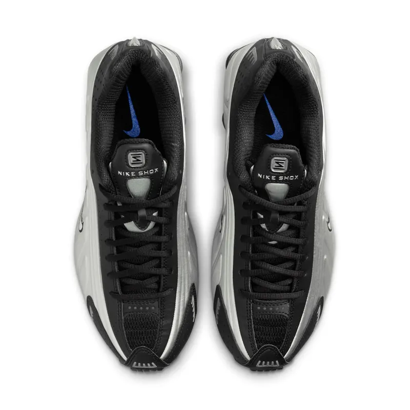 Nike Shox R4 “Metallic Silver Black Racer Blue” (AR3565-006)
