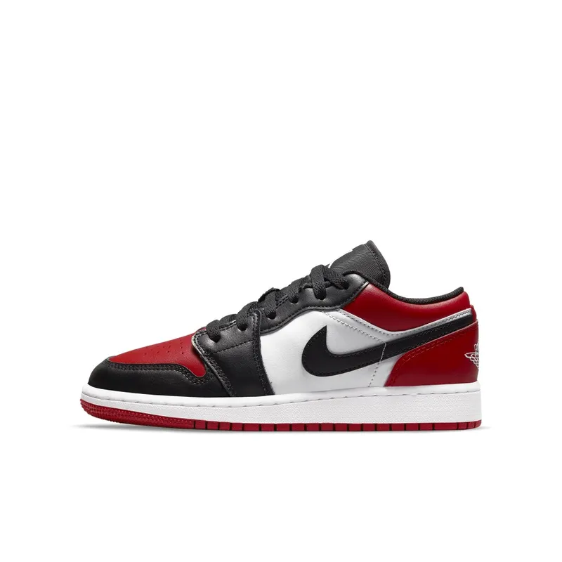 Air Jordan 1 Low Bred Toe (GS) (553560-612)