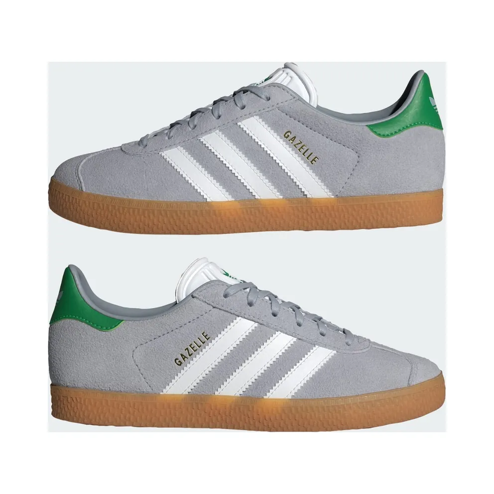 Adidas Gazelle Halo Silver / Cloud White / Green (JR5954)