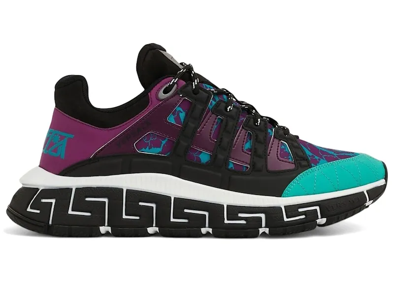 Versace Trigreca Barocco Print Teal Plum (DSU8094-1A04983-6V450)