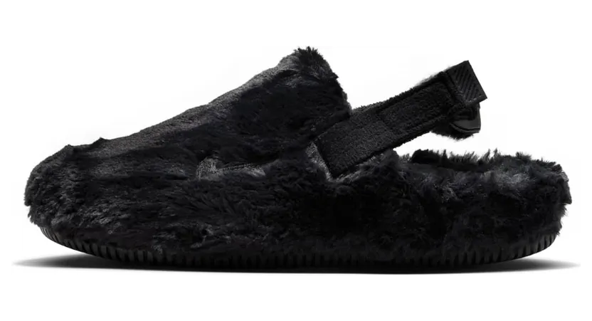 Nike Calm Mule Fur “Black” (FZ3119-001)