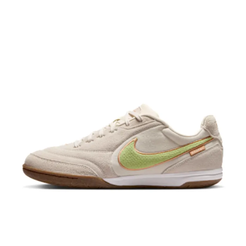 Nike Tiempo Streetgato PRM Heritage Indoor Court Low-Top “Chalk/Moon Particle/Lemon Venom” (HV3489-100)
