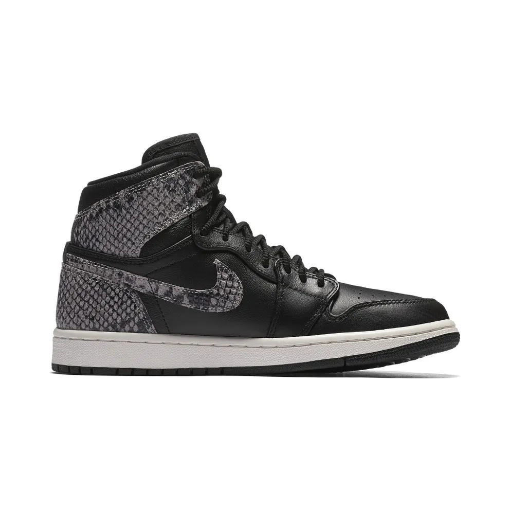 Jordan 1 Retro High Black Snake (W) Black/Black-Phantom (AH7389-014)