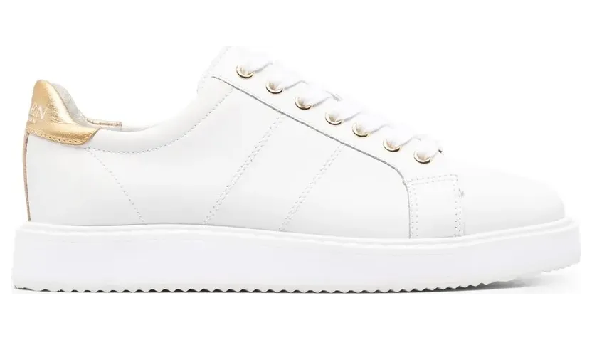 Lauren Ralph Lauren Sneakers met metallic vlak – Wit (802729782)