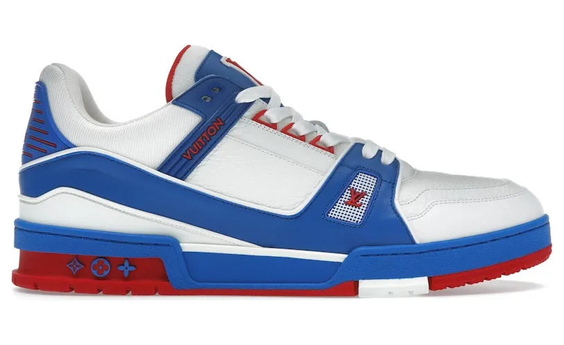 Louis Vuitton Trainer Red White Blue (1A8ZT0)