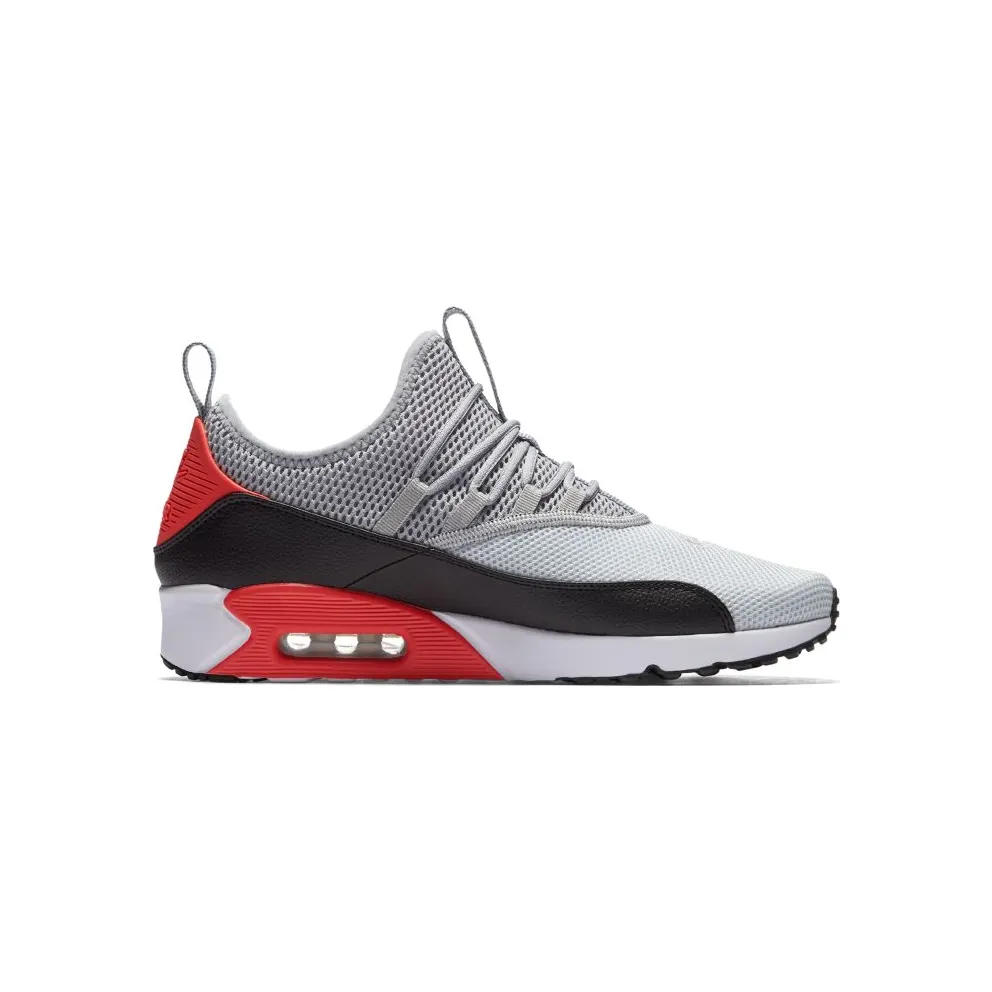 Nike Air Max 90 EZ Wolf Grey Bright Crimson Wolf Grey/Cool Grey-Black-Bright Crimson-White (AO1745-002)