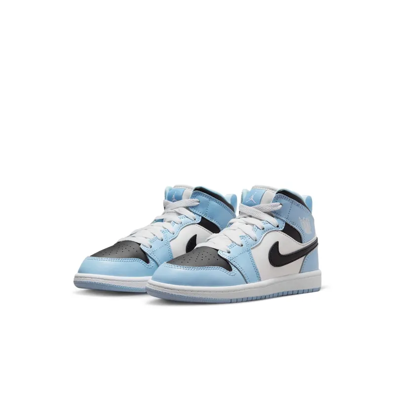 Jordan 1 Mid Younger Kids’ Blue (640737-401)