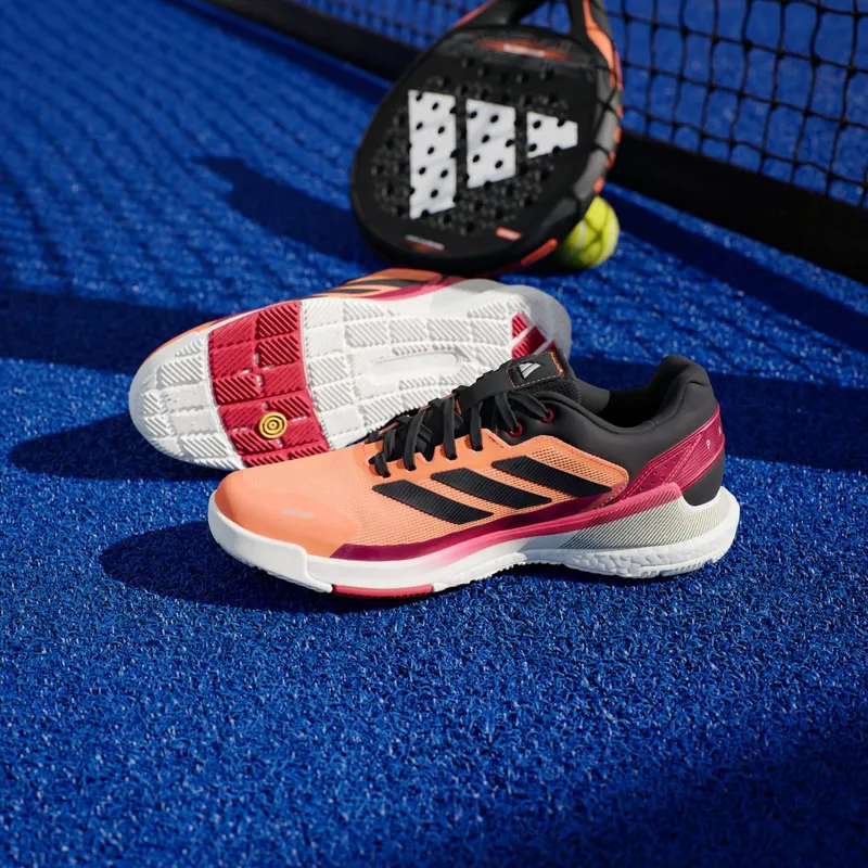 Adidas Crazyquick BOOST Padel Lucid Orange / Core Black / Lucid Red (JR1819)
