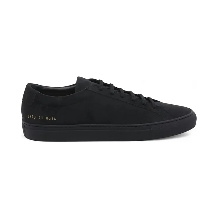 Common Projects Achilles Premium Off Black Suede (2573 XX 2573)
