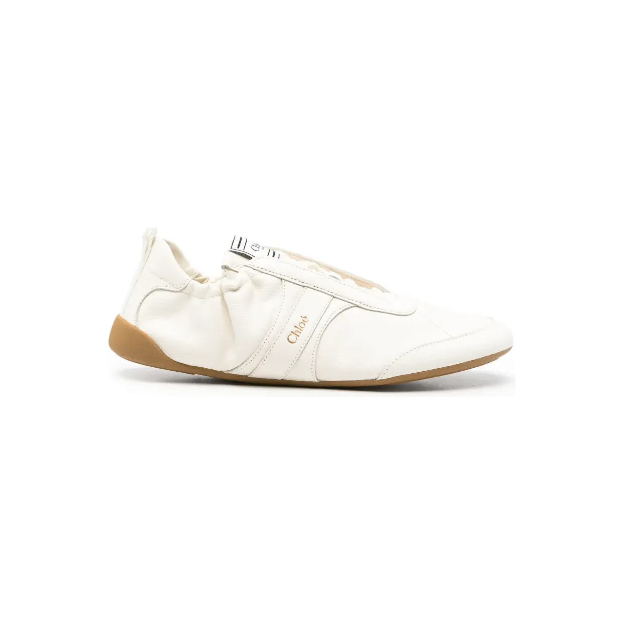 White Chloé Kick leather sneakers CH26A15RYJ/T_CHLOE-122_500-40