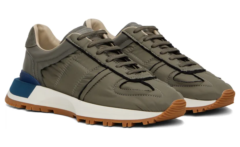 Maison Margiela Grey Evolution Running Sneakers (S37WS0575 P4341) (4)