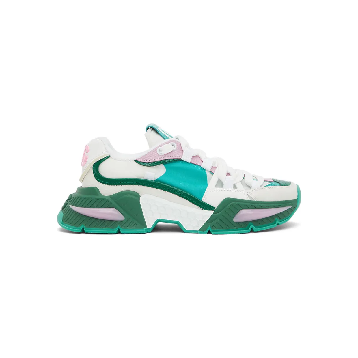 Dolce & Gabbana Green & White Airmaster Sneakers (CK1984 AY755)