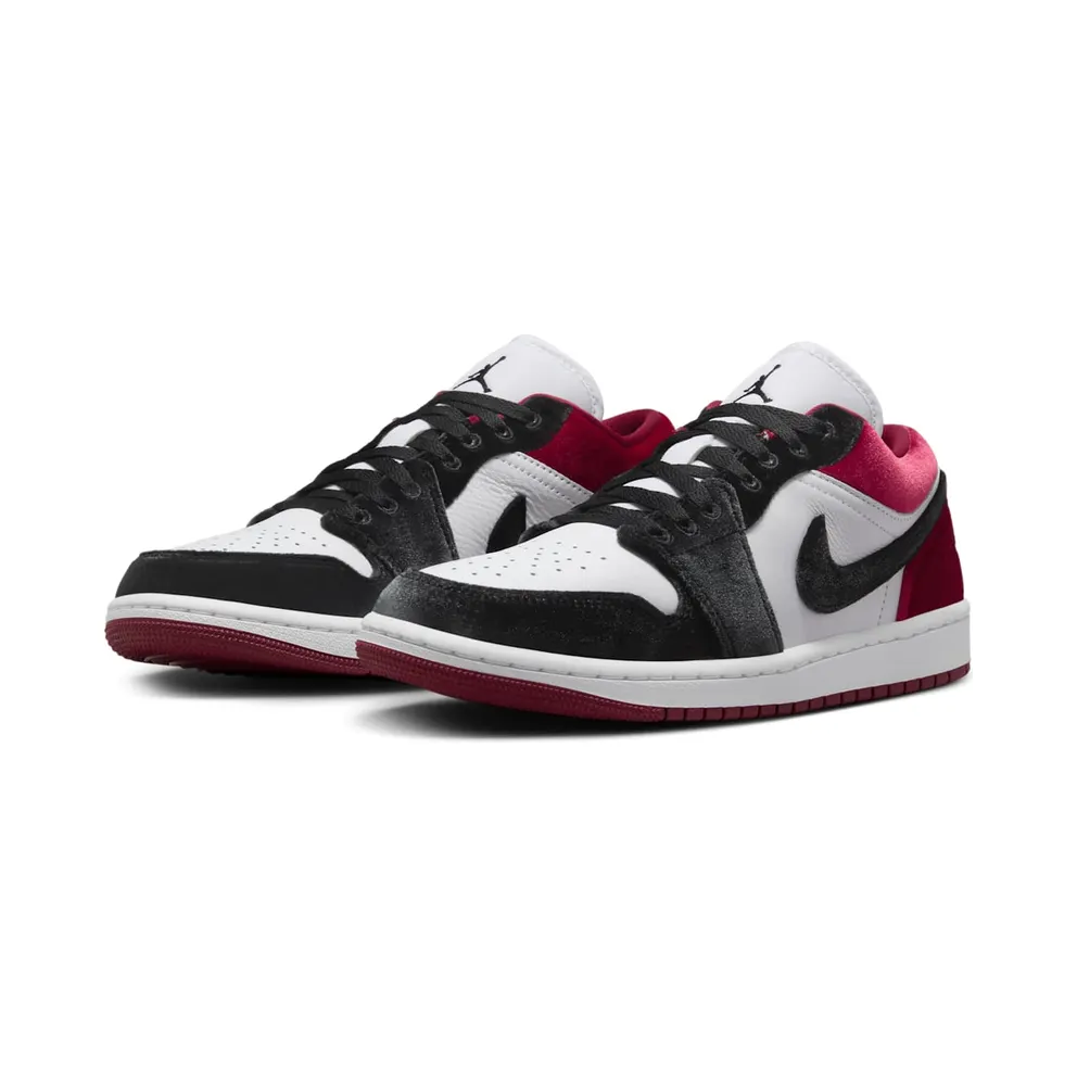 Jordan 1 Low SE “Velvet Black Toe” (FZ3242-001)