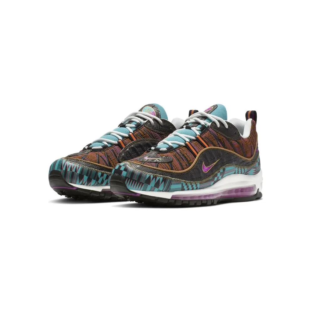 Nike Air Max 98 BHM (2019) Black/Multi-Color (CD6090-001)