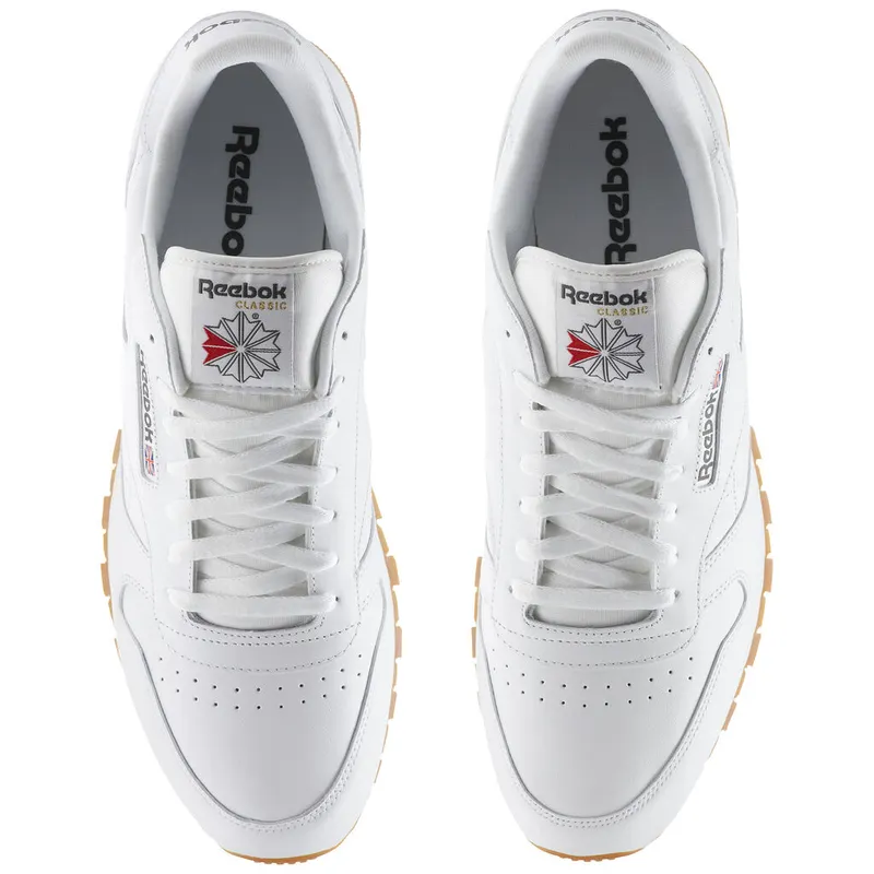 Reebok Classic Leather White White/Gum (Other Brands Reebok)
