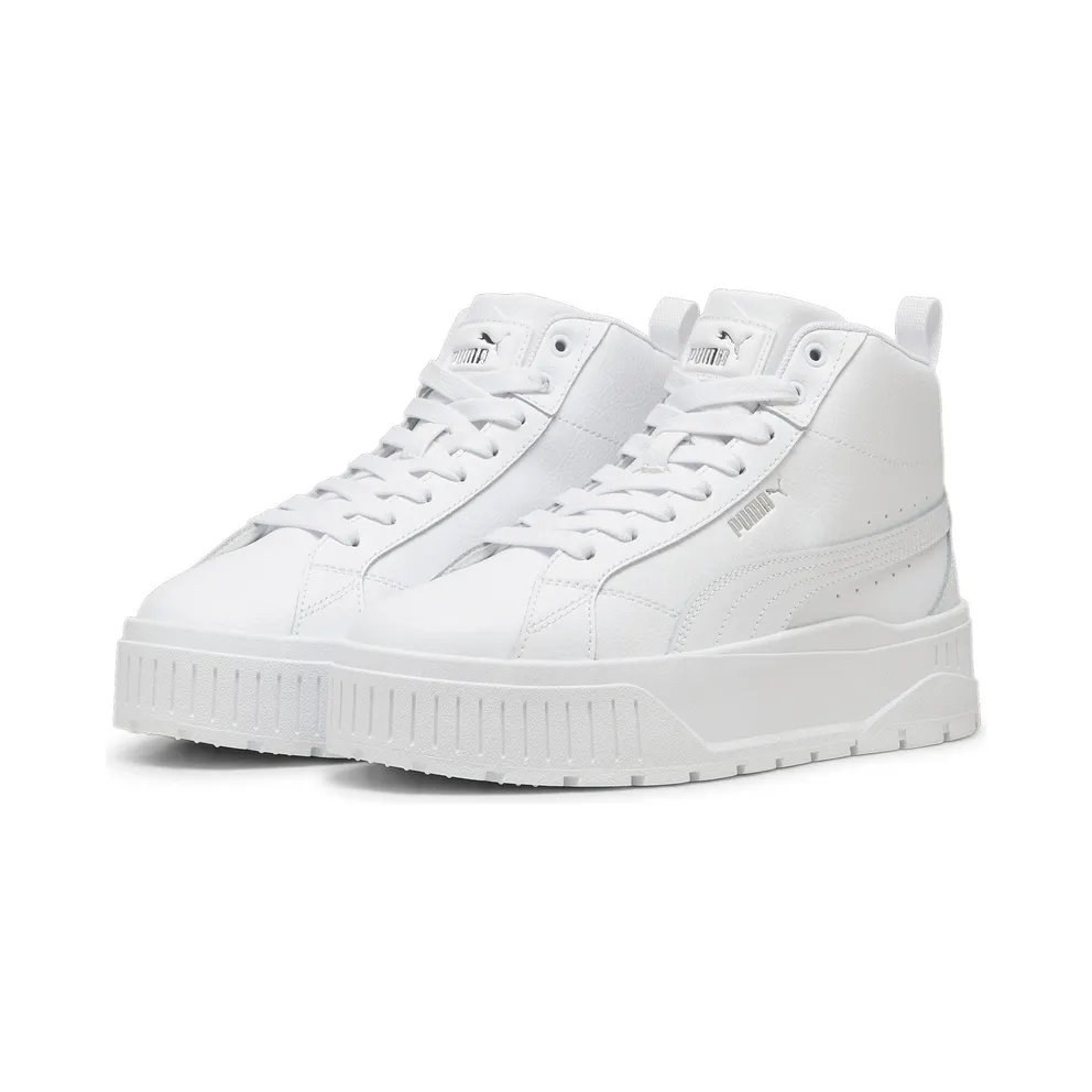 Puma Karmen II Mid “Puma White / Puma White / Puma Silver” (397459_01)