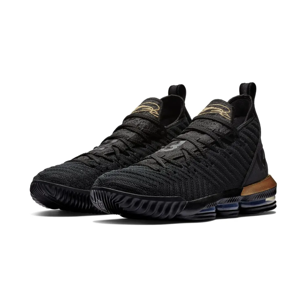 Nike LeBron 16 I’m King Black/Metallic Gold (BQ5969-007)