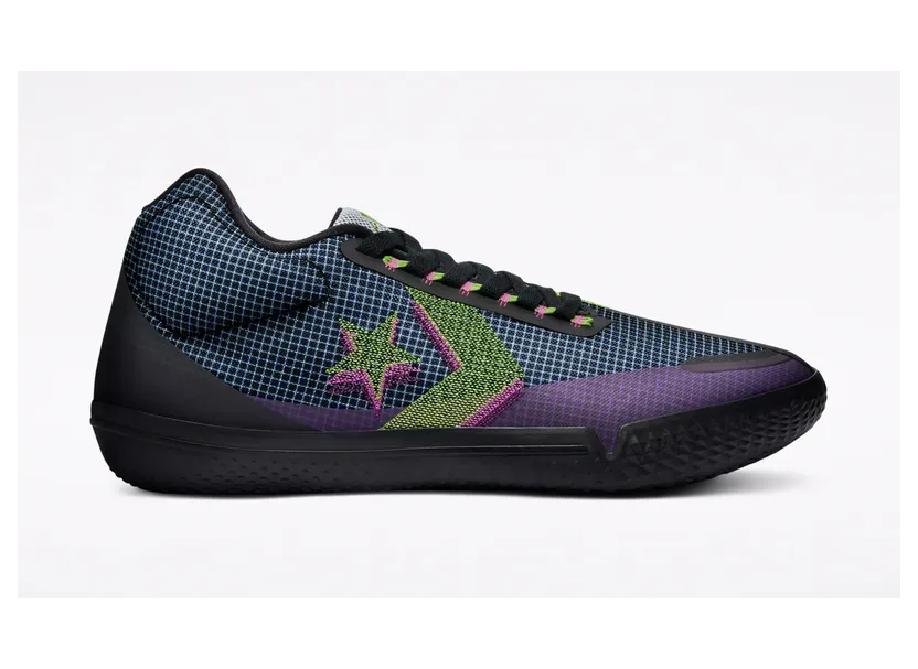 Converse All Star Pro BB Soundwave Mid Black/White/nightfall Violet (170763C)