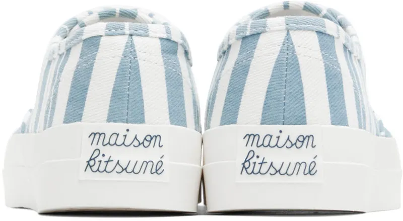 Maison Kitsuné Blue & White Canvas Laced (IU04837WW4005)
