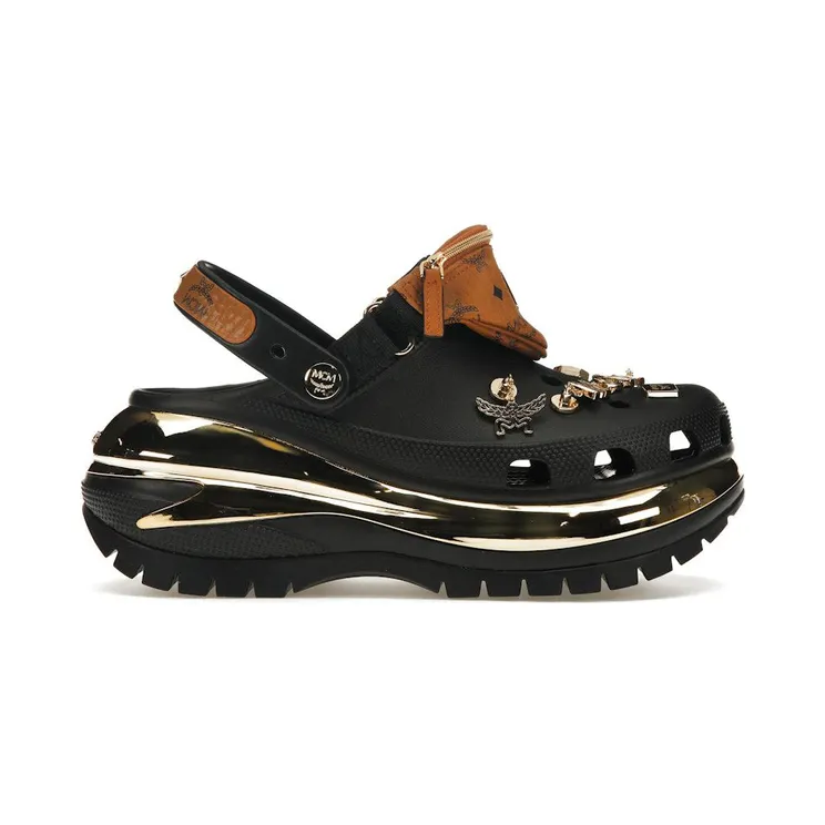 Crocs Classic Mega Crush Clog MCM Belt Bag Black (209357-001)