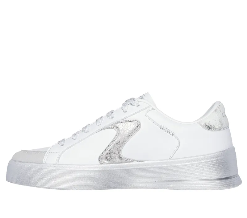 Skechers Hiland – Quite Chic – White / Silver (185170 WSL)