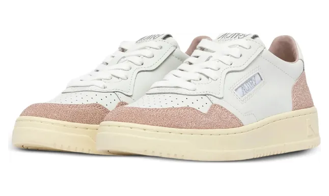 Autry Medalist Low Lace-up “White/Pink” (AULW PK06) (2)