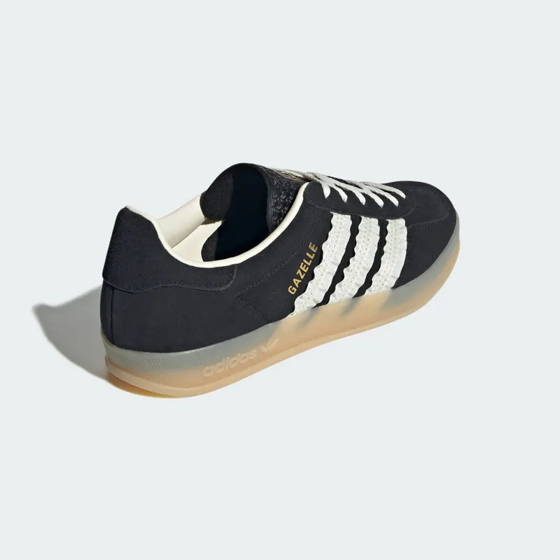Adidas Gazelle Indoor Core Black / Cream White / Gum (JS1412)