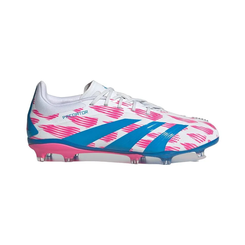 adidas Predator Elite FG Cloud White Solar Blue Solar Pink (IH0420)