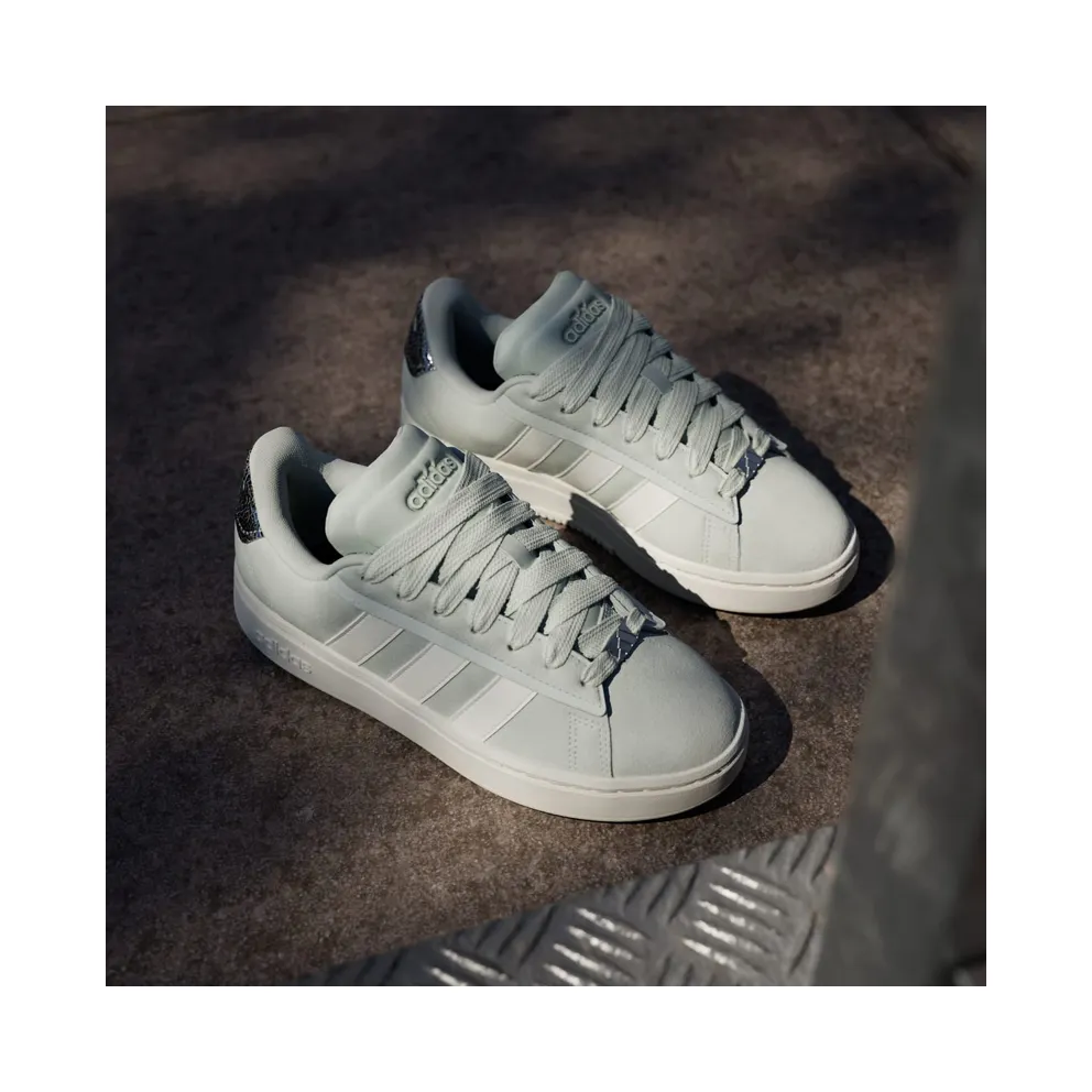 adidas Grand Court Alpha 00s Linen Green Off White Silver Metallic (JH8670)