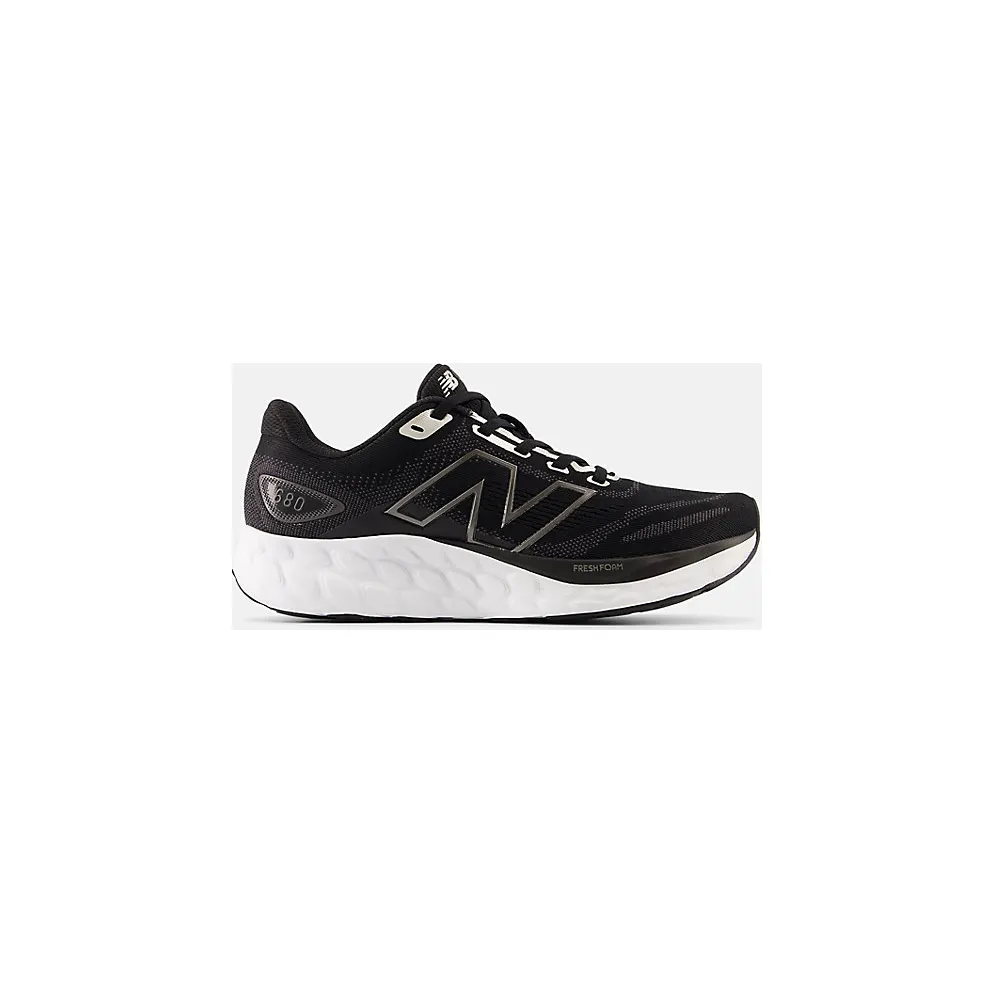 New Balance Fresh Foam 680v8 Black Light Gold Metallic Black Metallic (W680LK8)