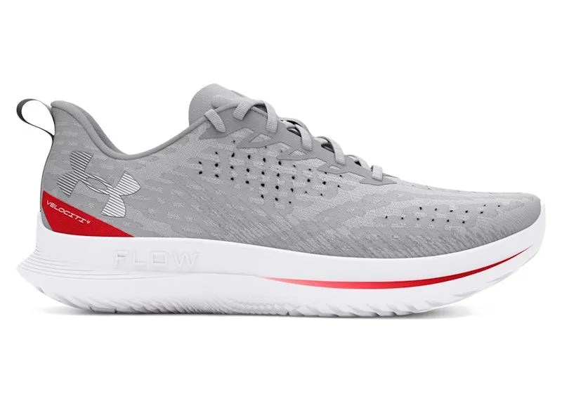 Under Armour Flow Velociti 4 Halo Grey Racer Red (3027585-104)