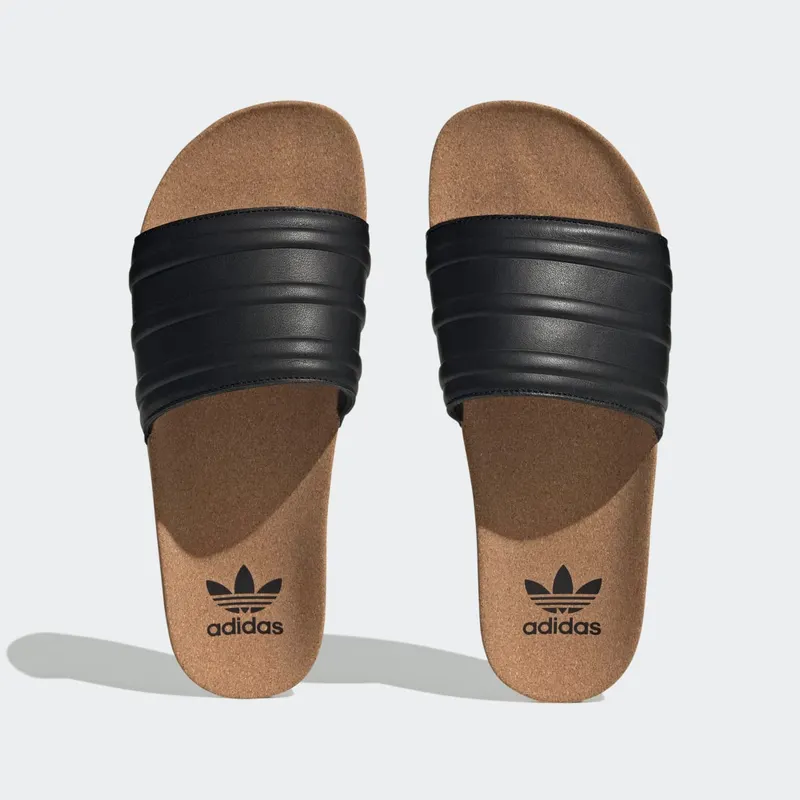 Adidas Island Club Adilette Premium Slides Core Black / Core Black / Light Solid Grey (HQ1998)