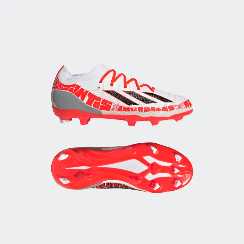 adidas X Speedportal Messi.1 Firm Ground Football Boots Cloud White / Core Black / Solar Red (GW8389)