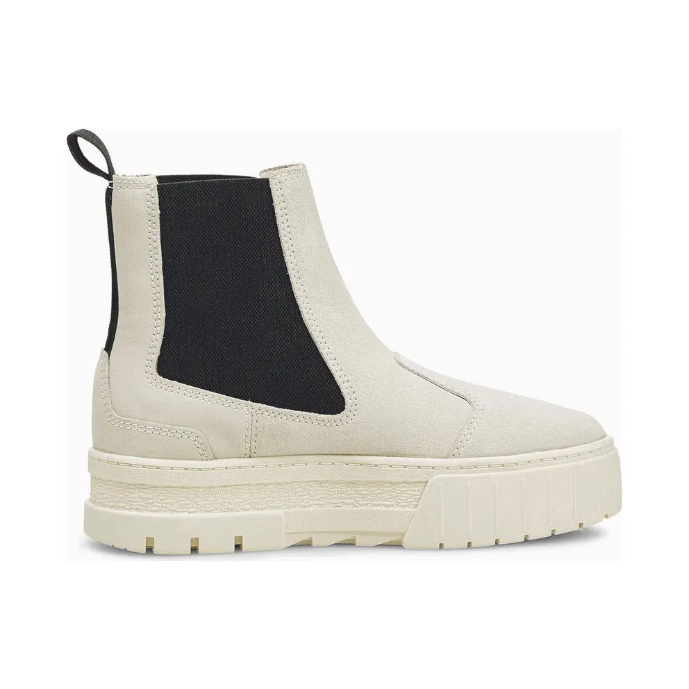 Puma Mayze Chelsea Suede Shoes White (382829-02)