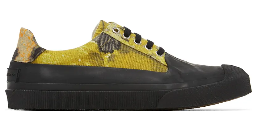 Dries Van Noten Multicolor Floral Canvas Low-Top Sneakers (Ms27/131 QU724)