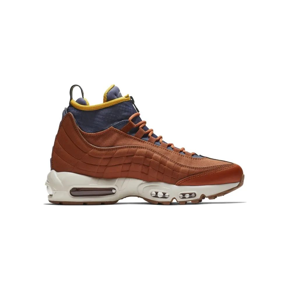 Nike Air Max 95 Sneakerboot Dark Russet Thunder Blue Dark Russet/Thunder Blue-Light Bone-Yellow (806809-204)