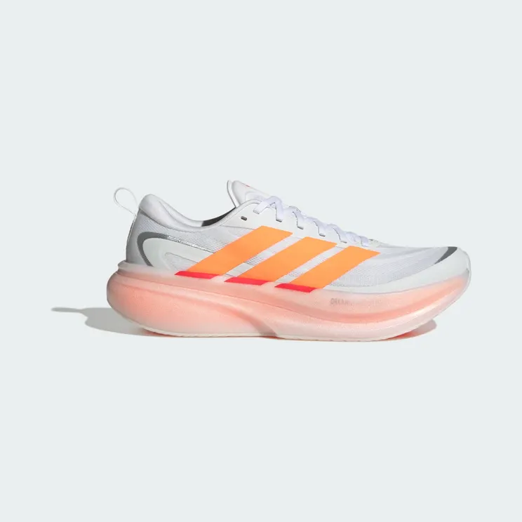 adidas Supernova Glide M Running “Cloud White / Lucid Orange / Lucid Red” (KJ8757)