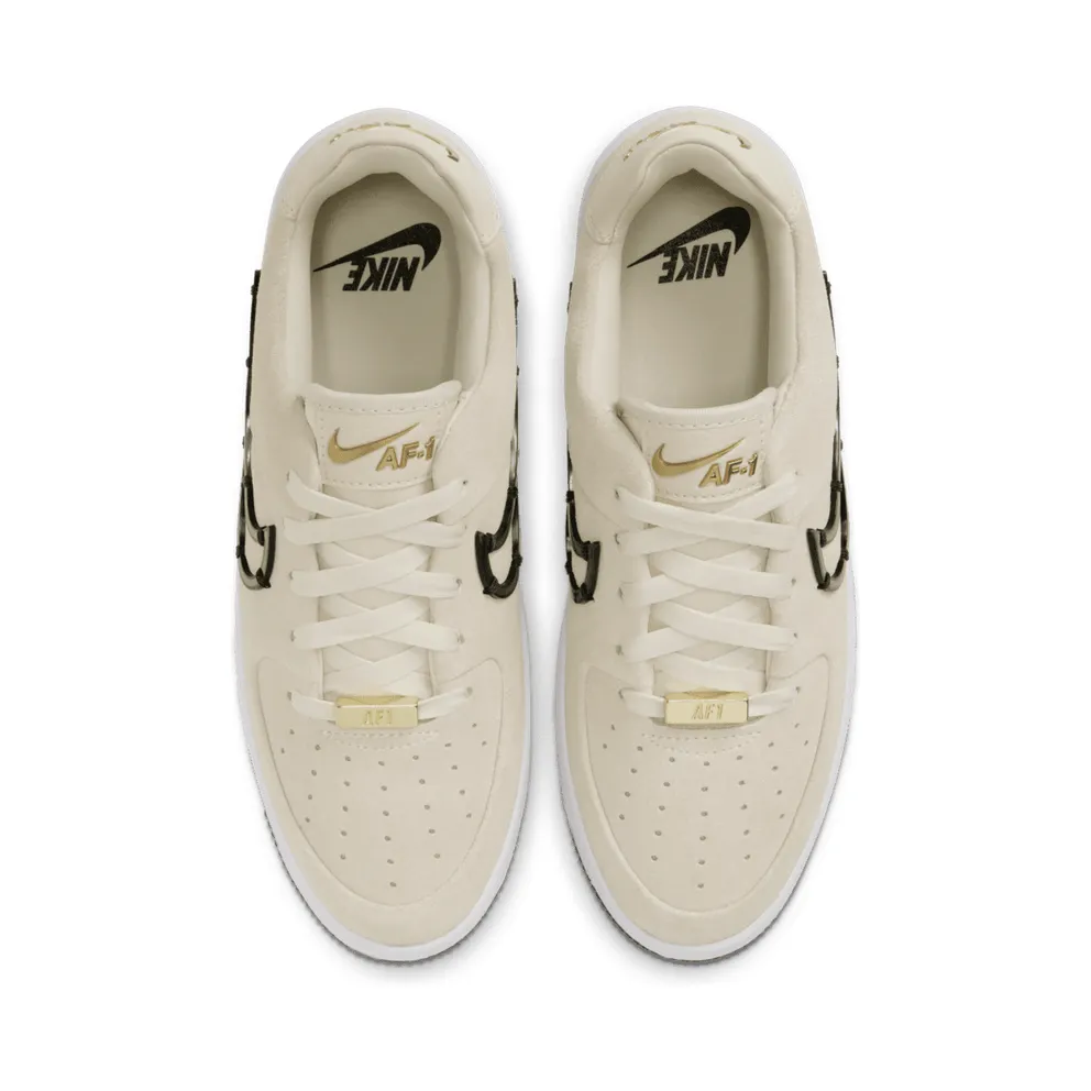 Nike Air Force 1 Sage Low LX Light Cream Black (W) Light Cream/Black-Metallic Gold (CI3482-200)