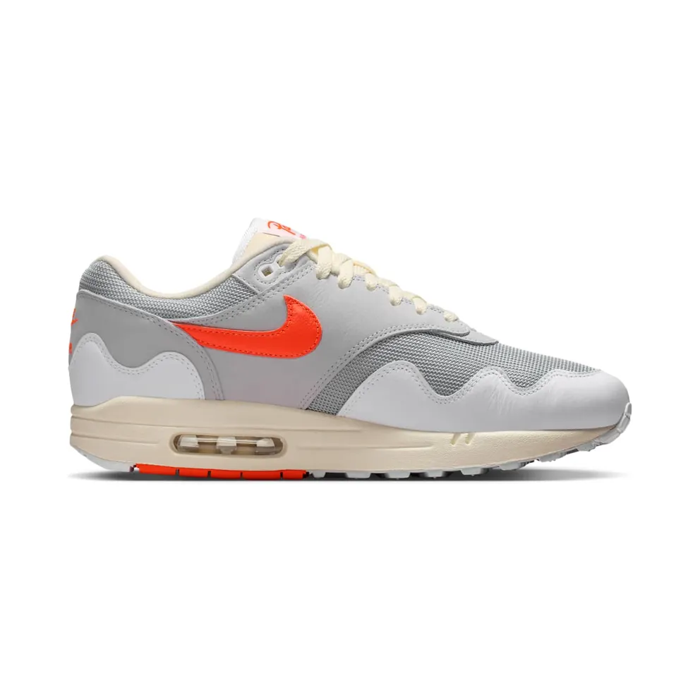 Nike Air Max 1 “Patta Waves White Hyper Crimson (With Bracelet)” (II7055-100)
