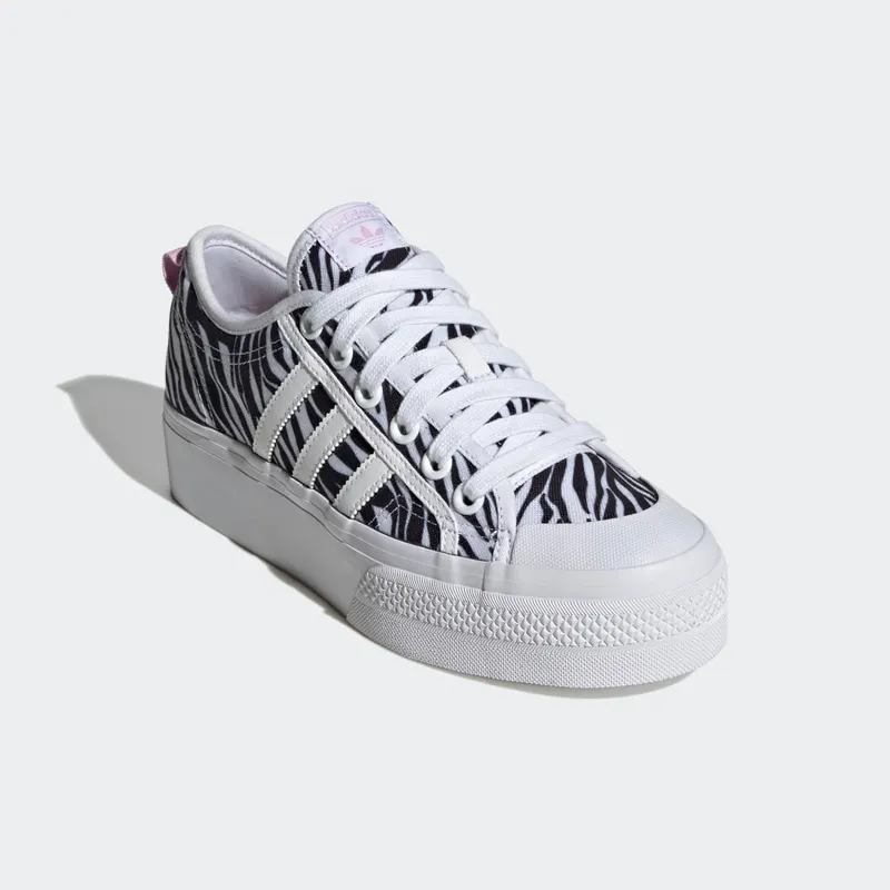 Adidas Nizza Platform Cloud White / Bliss Lilac / Core Black (GZ9681)