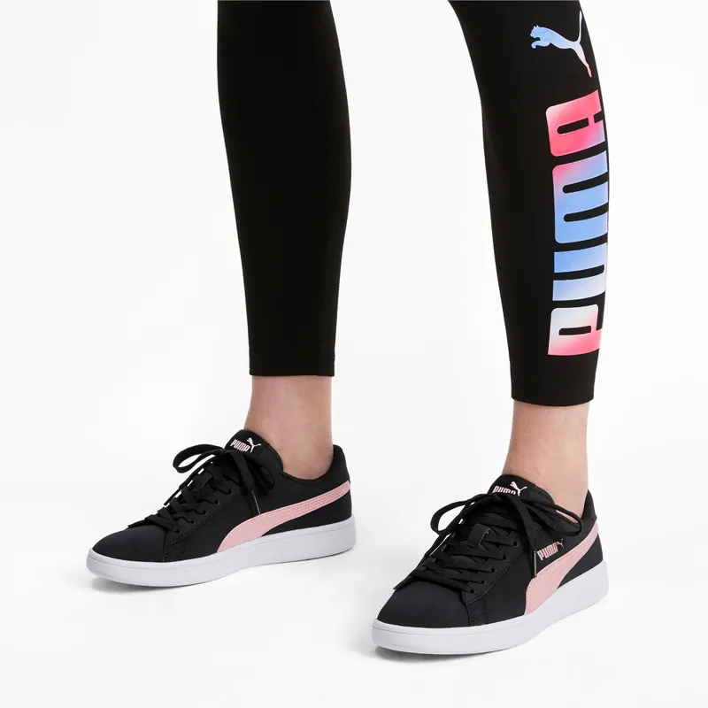 Women’s PUMA Smash V2 Buc Black/Bridal Rose/White (365160-18)