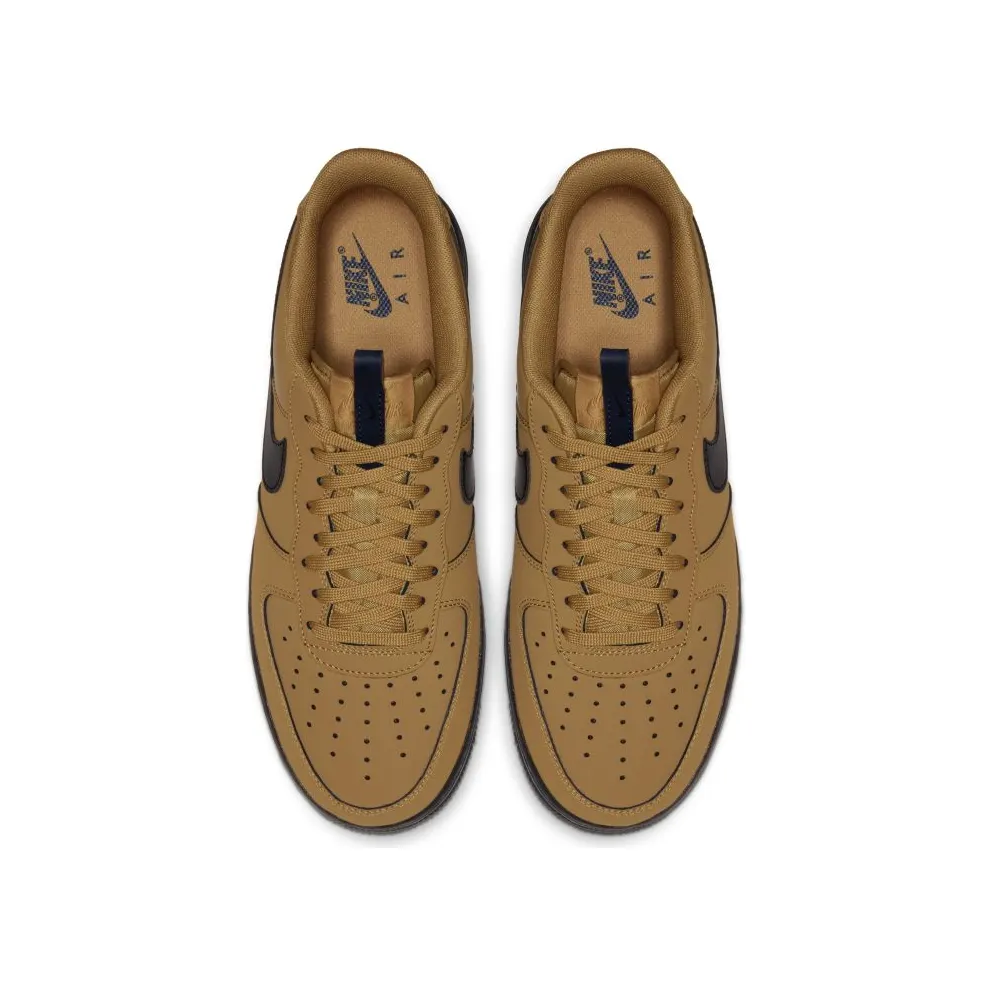 Nike Air Force 1 Low Wheat Black Wheat/Midnight Navy-Black (BQ4326-700)