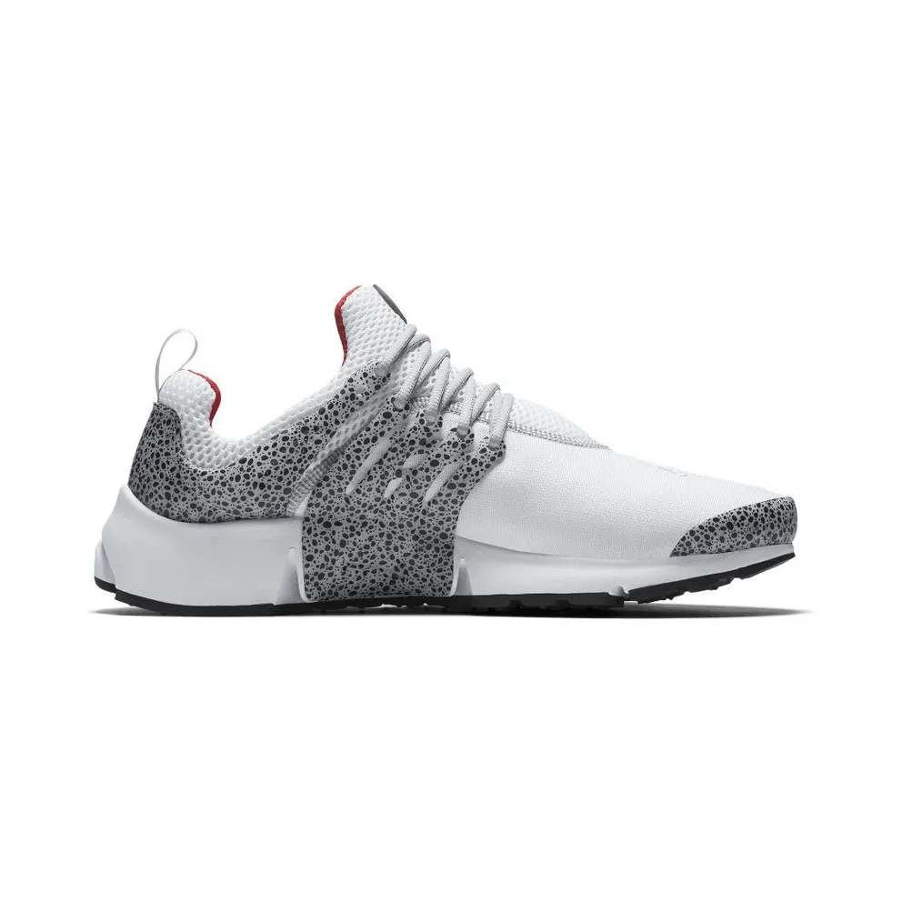 Nike Air Presto Safari Pure Platinum White/University Red-Pure Platinum-Black (886043-100)