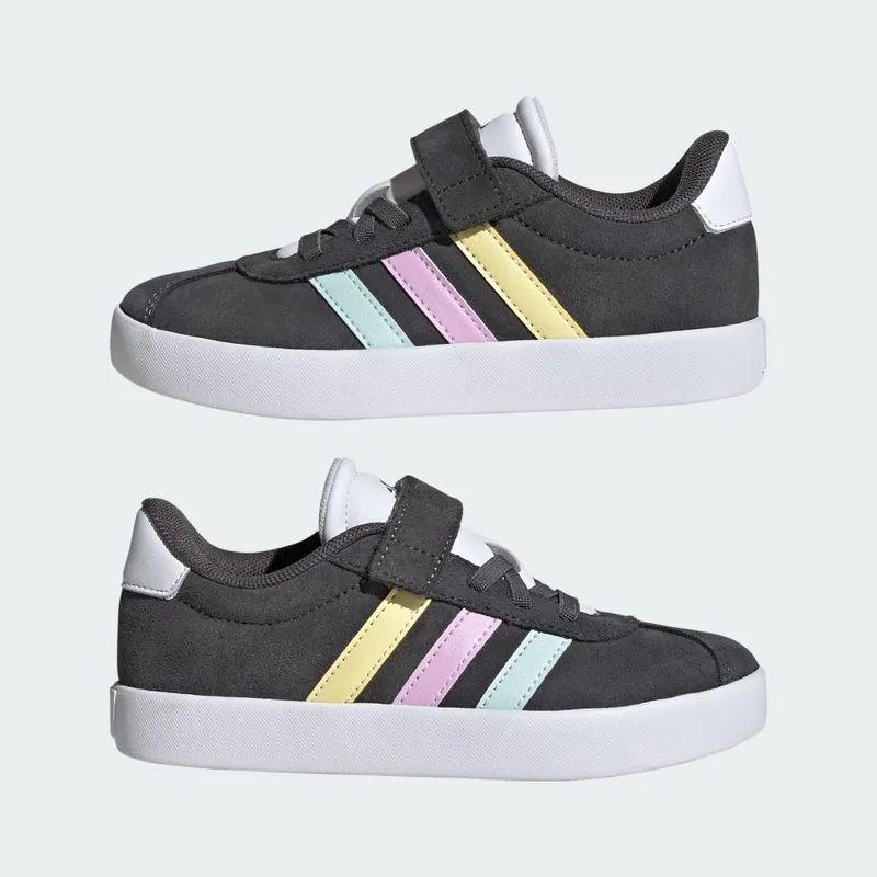 Adidas VL Court 3.0 Grey Six / Halo Mint / Bliss Lilac (JH6315)