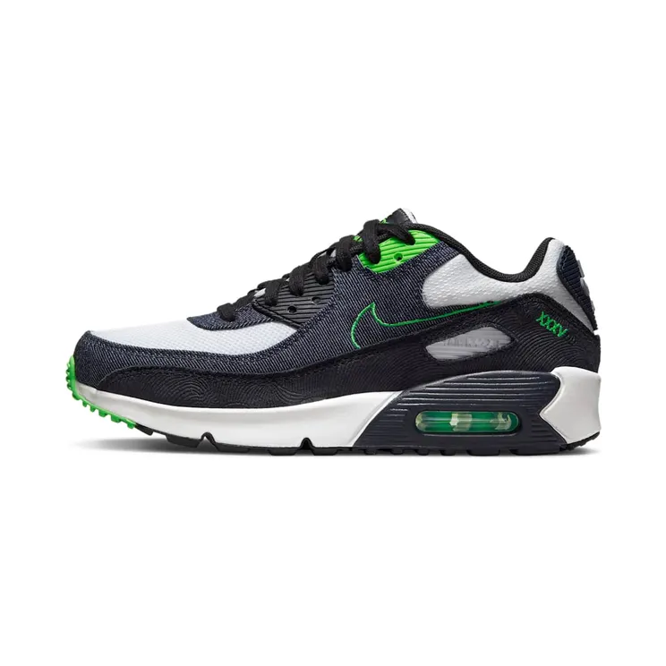 Nike Air Max 90 Ltr SEen “Black / Scream Green / Summit White / Obsidian” (DN4376-001)