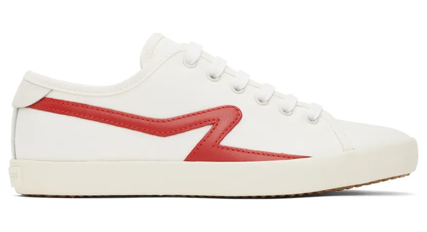 rag & bone Court Low Top “White/Red” (WFF20SF041LH41)