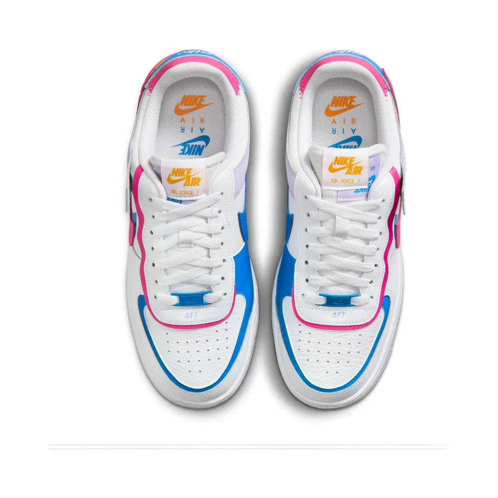 Nike Air Force 1 Shadow White Photo Blue Lilac Bloom Alchemy Pink (HF5064-100)