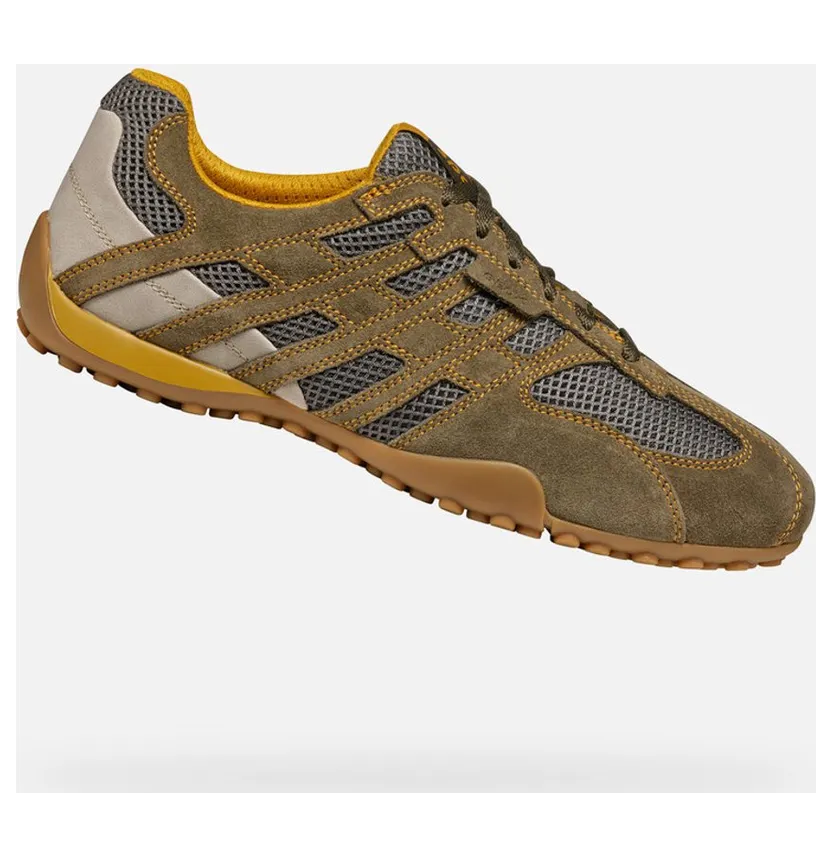 Geox sneaker Legergroen/Donkergrijs (U55MNA02214C6404)